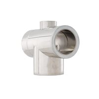 TEU CU USITA INOX DP 90* D80/140 VULCANO 0.5MM