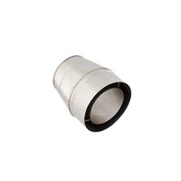 TERMINATIE CONICA INOX DP D130/200 VULCANO 0.5MM