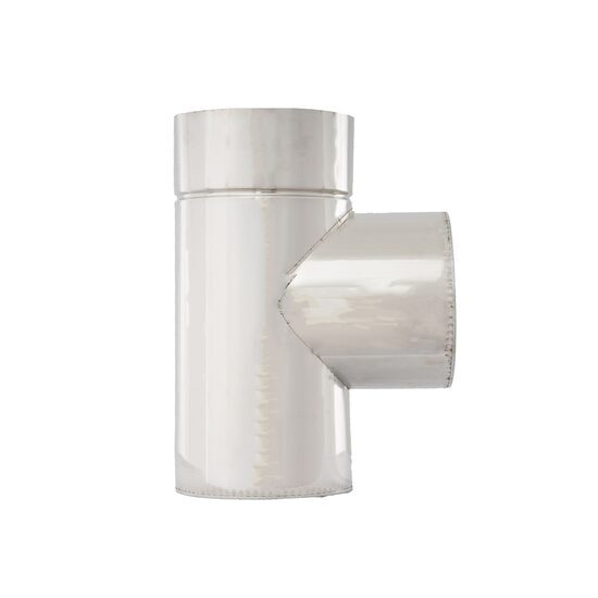 TEU INOX DP 90* D130/200 VULCANO 0.5MM