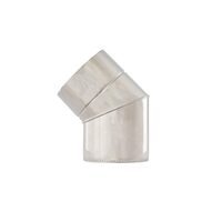 COT INOX DP 45* D130/200 VULCANO 0.5MM